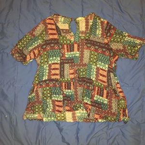 Boho Patchwork Top